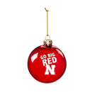 University of Nebraska Blown Glass Ornament