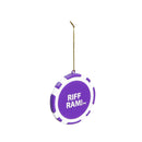 Texas Christian University Game Chip Ornament