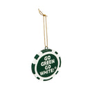 Game Chip Ornament, Michigan State University,3ot971pc