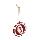 University of Oklahoma Game Chip Ornament