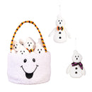 Ghost Fabric Basket with Ghost Hanging Decor Set