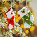 Christmas Vacation Ornament Fabric Stocking, 6.5"H, Asst of 2