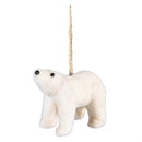 Season to Sparkle Ornament Fabric and Natural Fiber Polar Bear, Asst of 2