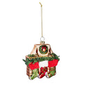 Joyful Traditions Ornament Fireplace Glass, 4"L