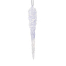 Season to Sparkle Ornament Icicle Glass, Asst, 6.5"H