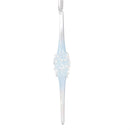 Season to Sparkle Ornament Icicle Glass, Asst, 6.5"H