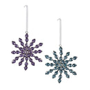 Season to Sparkle Ornament Snowflake with Gems, Asst, 6.5"H