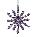 Season to Sparkle Ornament Snowflake with Gems, Asst, 6.5"H