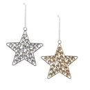 Season to Sparkle Ornament Star with Gems, Asst, 6.75"H