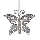 Season to Sparkle Ornament Butterfly with Gems Metal Set