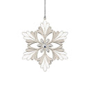 Season to Sparkle Ornament Snowflake with Gems Metal, Asst, 4.5"H