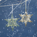 Season to Sparkle Ornament Starburst with Pearls Plastic, Asst, 5"