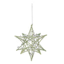 Season to Sparkle Ornament Starburst with Pearls Plastic, Asst, 5"