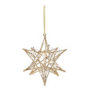 Season to Sparkle Ornament Starburst with Pearls Plastic, Asst, 5"