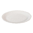 Platter Embossed Ceramic Serving Platter, 14"L x 9"W