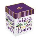 17 OZ Stemless Glass w/Box, Laissez les bon temps Rouler