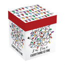 Christmas Vacation Wine Glass Stemless Glass, It's Fine, 17oz, Gift Box