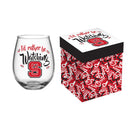 North Carolina State University, 17oz Boxed Stemless Wine