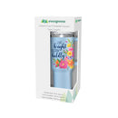 Hop Into Spring Tumbler Stainless-Steel Canyon Cup w/ Straw, Live Bright Bloom Boldly, 40oz, Gift Bo