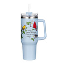 Cottage Garden Tumbler Stainless-Steel Canyon Cup w/ Straw, Bird Friends, 40oz, Gift Box