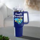 Tumbler Stainless-Steel Canyon Cup w/ Straw, South Carolina, 40oz, Gift Box