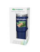 Tumbler Stainless-Steel Canyon Cup w/ Straw, Washington, 40oz, Gift Box