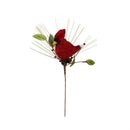 Snowbirds Stem Cardinal Artificial, 12"H, Asst of 2