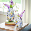 Golden Lilac Metal Vase Set
