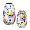Golden Lilac Metal Vase Set