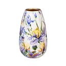 Golden Lilac Metal Vase Set