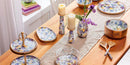 Golden Lilac Metal Vase Set