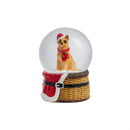 Heartfelt Cheer Water Globe Resin Christmas Dog, 3", CDU