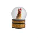 Heartfelt Cheer Water Globe Resin Christmas Dog, 3", CDU