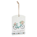 Wooden Wall Decor, 2 Asst: Bicycle, Rabbit,3wp809