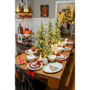 Snowman with Cardinal Hand Painted Screen Wood Frame Wall Decor, 16"W x 20"H,3wp825