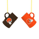 Cleveland Browns Ceramic Mini Stein, 3oz, set of 2