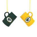 Green Bay Packers Ceramic Mini Stein, 3oz, set of 2