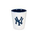 New York Yankees 4-Piece Ceramic 2oz. Cup Set
