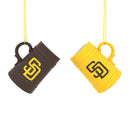 San Diego Padres Ceramic Mini Stein, 3oz, set of 2