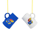 University of Kansas Ceramic Mini Stein, 3oz, set of 2