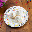 11" Special Occasion Dessert Plate, Congratulations