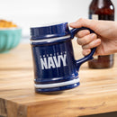 US Navy Ceramic Stein Cup, 24oz