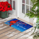 Snowy Cardinal Embossed Mat