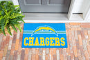 Embossed Mat, Cross Hatch, LA Chargers