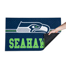 Embossed Mat, Cross Hatch, Seattle Seahawks