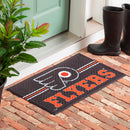 Embossed Mat, Cross Hatch, Philadelphia Flyers