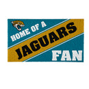 Jacksonville Jaguars, PVC Mat COLOR, Home of a Fan