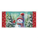 Snowman With Cardinal Friend Sassafras Switch Mat_x000D_