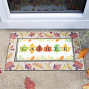 Fall Leaves Flocked Sassafras Mat Tray