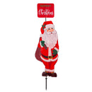 Holiday Fabric Stake, 3 Asst